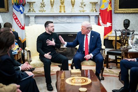 Reuters U.S. President Donald Trump welcomes Ukraine