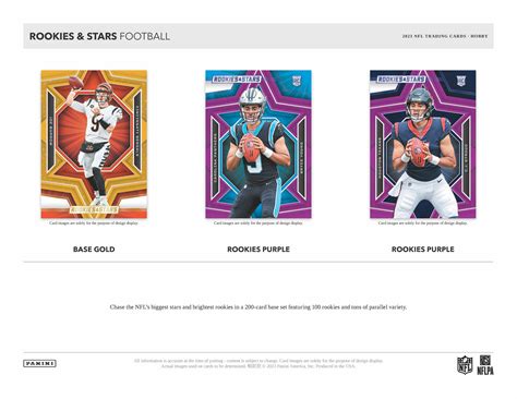2023 Panini Rookies & Stars NFL Football Cards