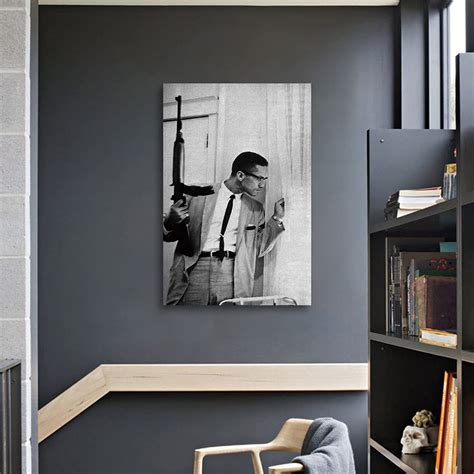 Malcolm X Gun Poster