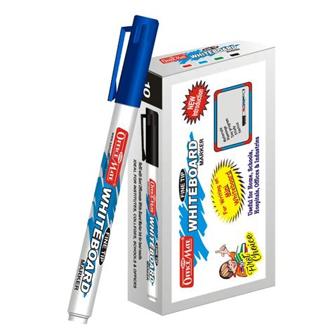 Soni Officemate Fine Tip Whiteboard Marker - Pack of 10 - SCOOBOO ...