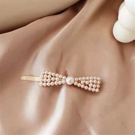 Pearl Bow Hairpin – Jewelsmars
