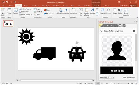Free Icon Clipart With The Noun Project Add-in For PowerPoint & Word