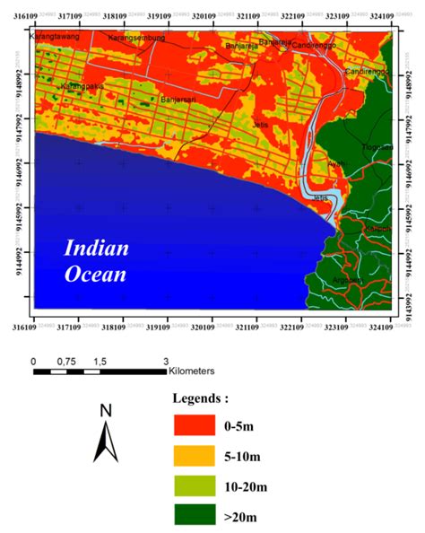 Tsunami Hazard Zone and Multiple Scenarios of Tsunami Evacuation Route ...