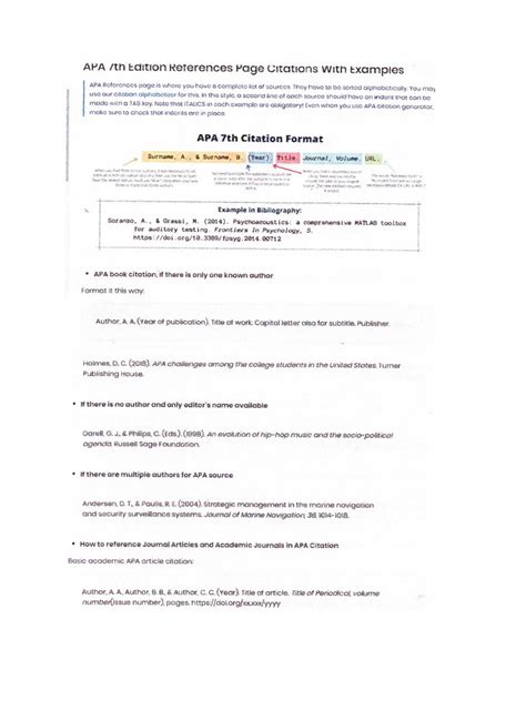 Image result for APA Citing Format