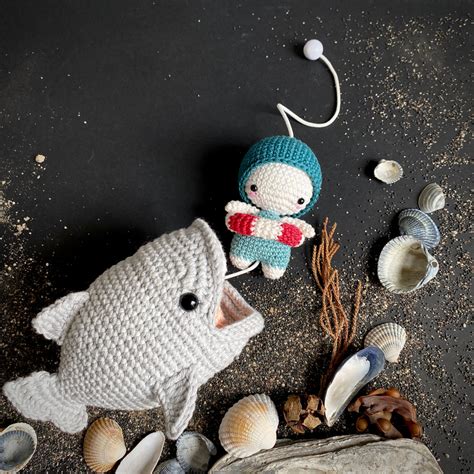 Crochet Pattern . Big Fish . Musical Toy – Lalylala Amigurumi