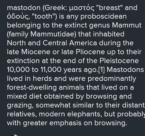 which.present day animal did the prehistoric mammoths closely resemble ...