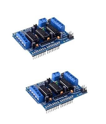 xcluma L293D Motor Driver Shield For Arduino And Others (Pack of 2 ...