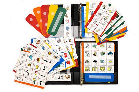 Buy 2 Communication Books 480 Picture Cards with ASL Laminated for Non ...