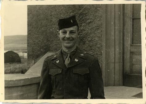 Flight officer Mann at the Headquarters Special Troops ADSEC, Germany ...