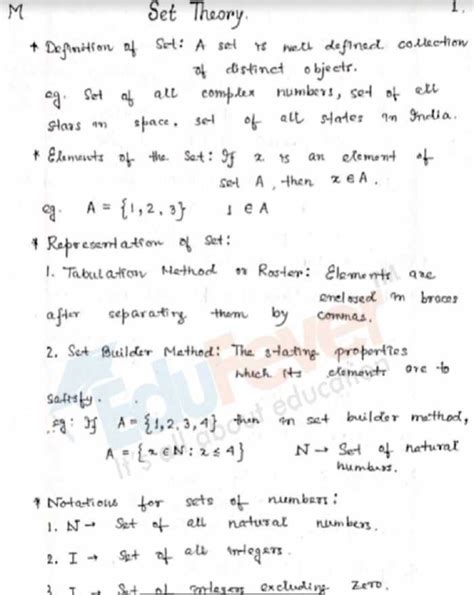 Image result for Set Theory Notes