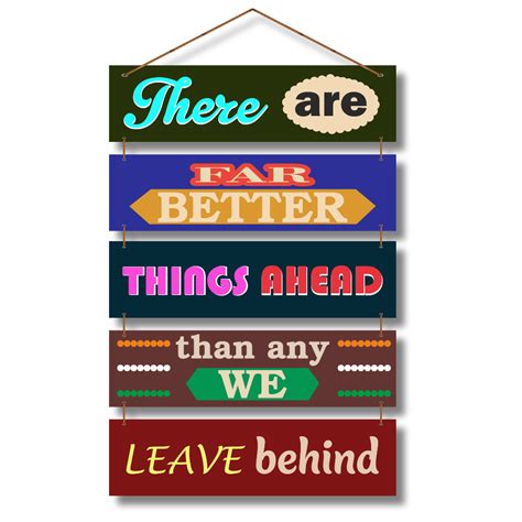 Spiritual Quotes Wooden Wall Hanging - ICraft asia