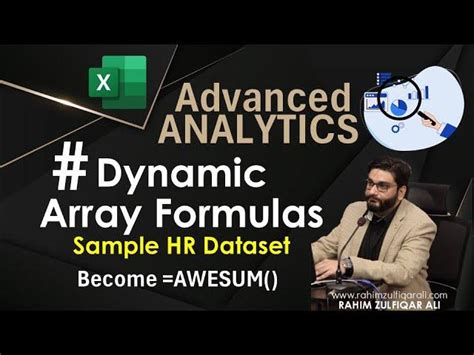Image result for Excel Dynamic Array Formulas Advanced