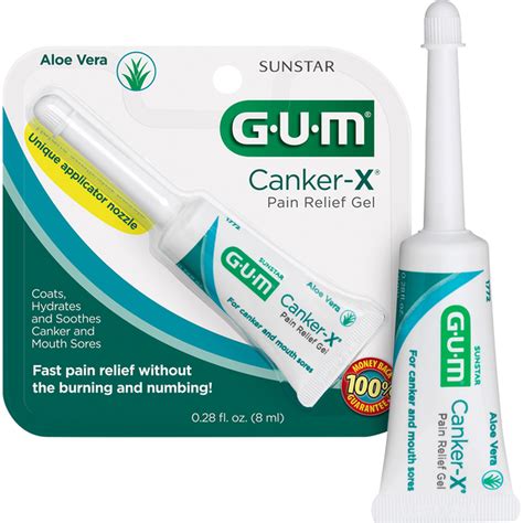 GUM Canker-X Maximum Strength Pain Relief Gel (0.28 fl oz) Delivery or Pickup Near Me - Instacart