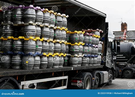 Tanker and Kegs of Ale, Black Sheep Brewery, Masham, North Yorkshire ...