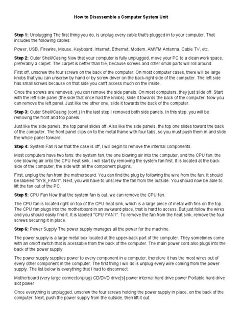 Image result for Disassembling System Unit