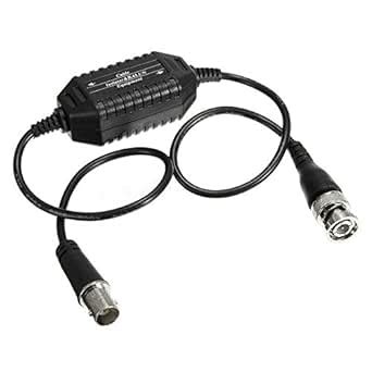 Coaxial Video Ground Loop Isolator Balun BNC Male to Female for CCTV ...