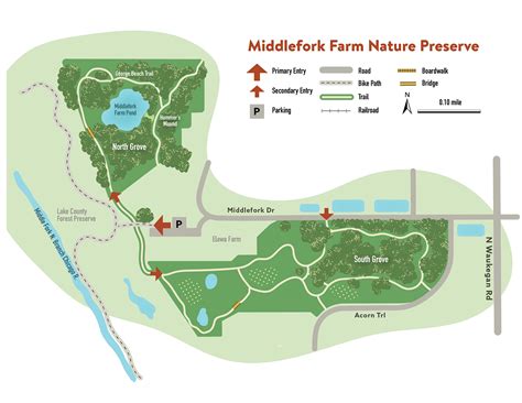 Lake Forest Open Lands Nature Preserve Map Design - LVBrown Studio ...