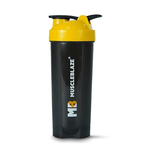 MuscleBlaze Plastic Shaker (Unleash The Zidd), 100% Leakproof, BPA-Free ...