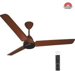 oceco ECOS BROWN with 2 Year Warranty BLDC Motor with Remote 1200 mm ...