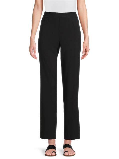 Time and Tru Women's Pull On Pants With Pockets, 31" and 29" Inseams ...