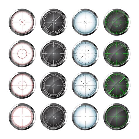Chrome weapon sights sniper rifle optical scopes hunting gun viewfinder ...