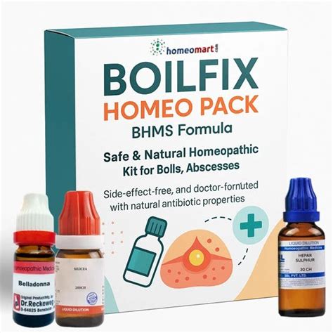 Best Homeopathic Medicine for Boils | BoilFix BHMS Formula – Homeomart