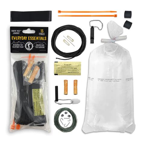 Amazon.com: WAZOO Survival Gear Everyday Essentials Kit, 15 Tool ...