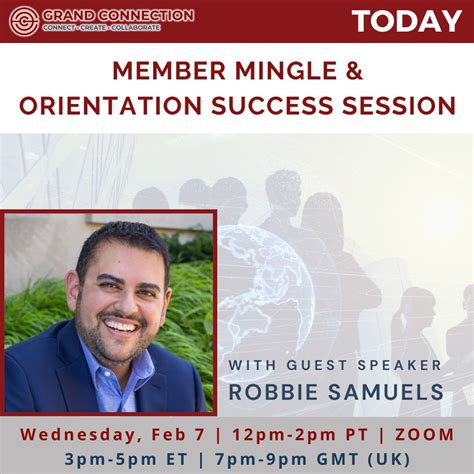 Join GC Member Mingle and Orientation Success Session on Feb 7, 2023 ...