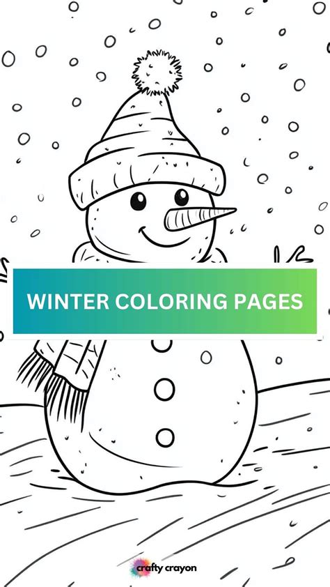 Winter Coloring Pages (Free PDF Printables)