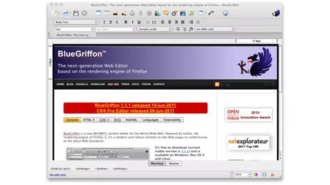 Create Web Page Using BlueGriffon 的图像结果