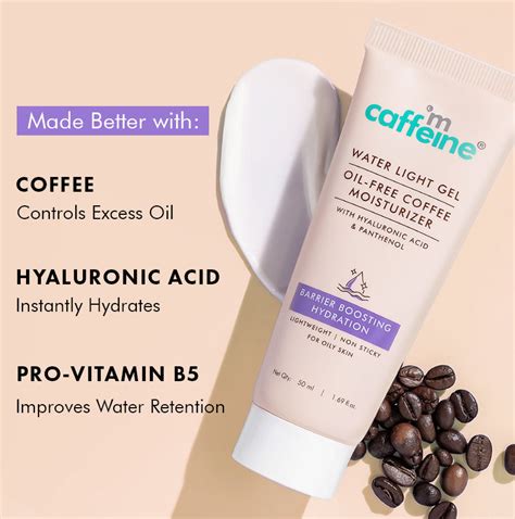 Buy Coffee Oil-Free Face Moisturizer - 50ml Online In India – mCaffeine