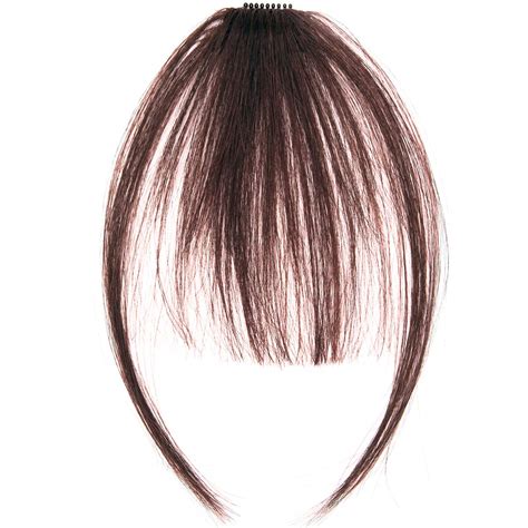 Buy 2Pcs Clip in Bangs Hair Extensions Thick Full Neat Bangs Fringe ...