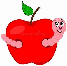 malvorlagen apfel mit wurm ein wurm der einen apfel isst stock abbildung malvorlagen apfel mit wurm ein wurm der einen apfel isst stock abbildung