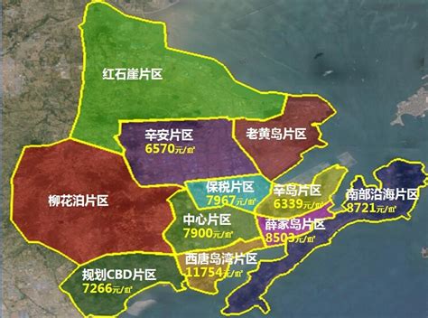 《青岛市海洋功能区划(2013-2020年)》（全文）进行公示 ｜ 四大功能区块（东部、南部、西海岸、胶州湾）规划图