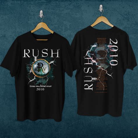 Rush T-shirt, Rush Time Machine Tour, Rush Band Tee, Vintage Band Shirt