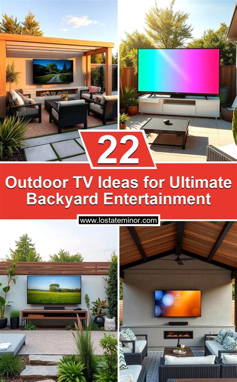 22 Outdoor TV Ideas for Ultimate Backyard Entertainment - Lost At E Minor