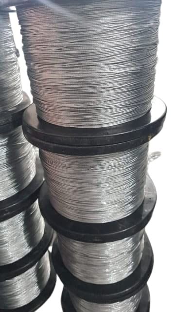 Khetpal Brand Galvanized Electrical Fence Wire, 1.5 mm (Silver, 1000 m ...