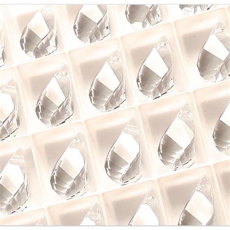 Swarovski Elements 6020 Helix Pendant 18mm Crystal, Swarovski Weißes ...