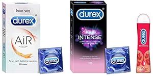 Durex Lube Strawberry Flavoured Lubricant Gel & toys & Air Condoms for ...