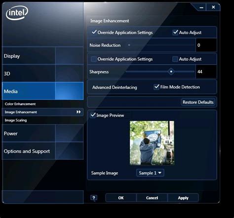 Image result for Intel Video Control Panel