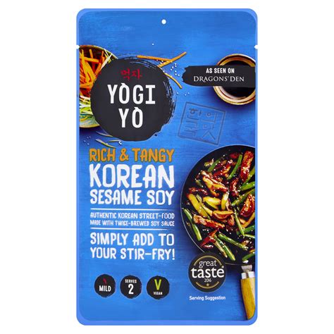 Buy Yogiyo Mild Korean Sesame Soy Stir-Fry Sauce, Authentic Korean ...