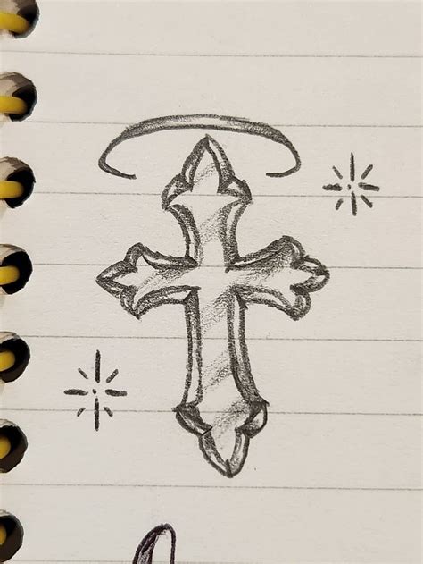 Pin by Connie Maratita on Drawing ideas in 2025 | Cross drawing ...