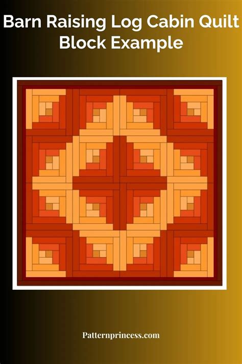 Image result for Log Cabin Quilt Block Tutorial