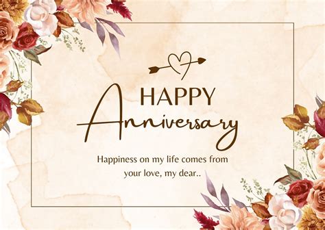 Happy wedding anniversary card 60 photos - Astyledwedding.com