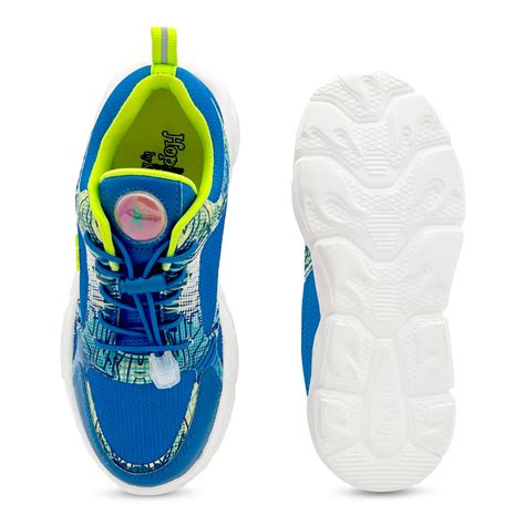 GlowGetters-Royal Blue Abstract LED Sneakers – Hopits