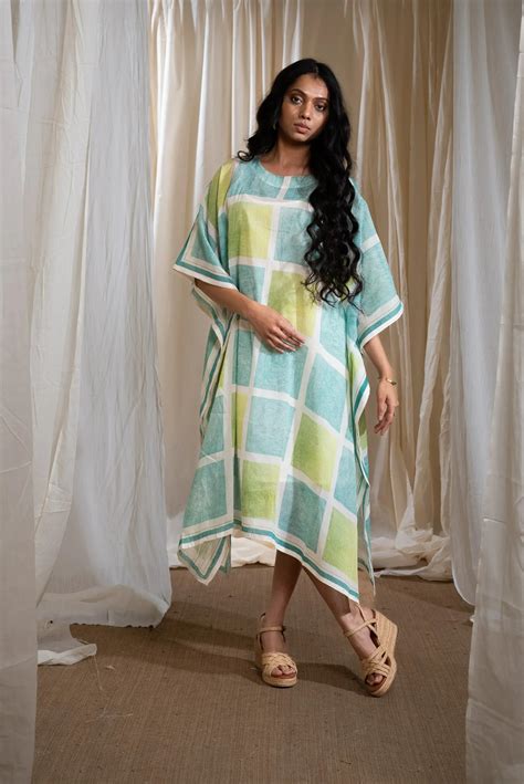 MARINA block block kaftan – BANANA labs