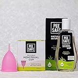 Buy Pee Safe Reusable Menstrual Cup for Women Made with Medical Grade ...