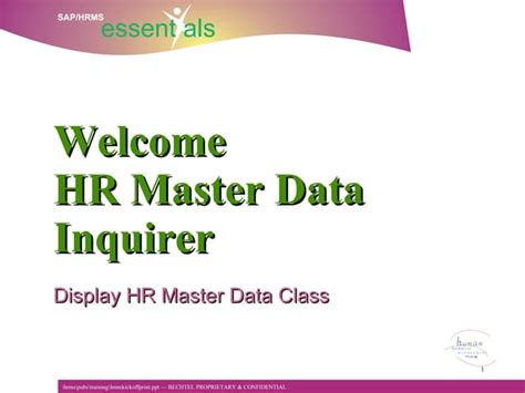 Image result for Master Data SAP Presentation