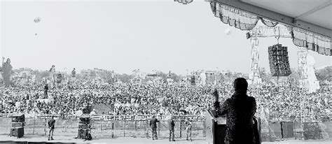 Mammoth Gathering in the ‘Mehangai Hatao Maharally’