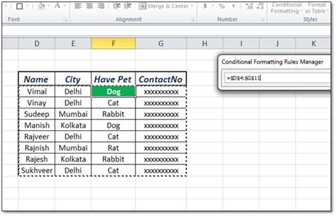 Image result for How to Format a Row Based On One Cell